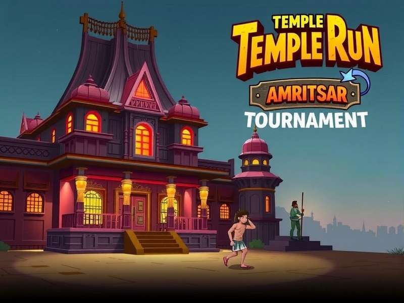 Indian Players Competing in Temple Run Amritsar Event Temple Run Amritsar Tournament